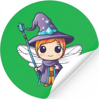 Discover Wizard Dragonfly Stickers