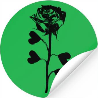 Discover Lotus black Stickers