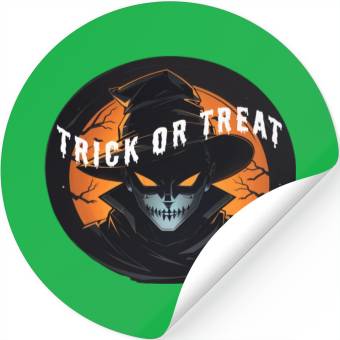 Discover trick or treat Stickers