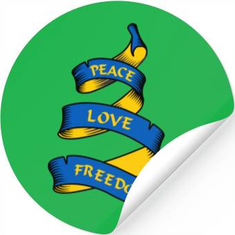 Discover Curl banner with text Ukraine Stickers