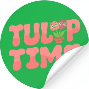 Discover Tulip Gardening Cute Stickers