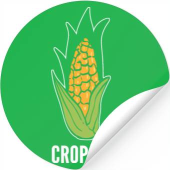 Discover Crop Top Vegetable Farmer Gift Stickers