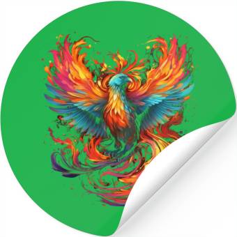 Discover Phoenix Bird Mythical Stickers