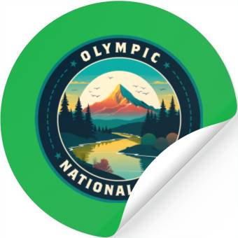 Discover Olympic National Park Stickers