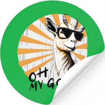 Discover Ho my goat Stickers