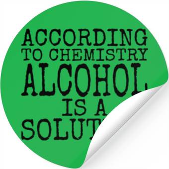 Discover Alcohol is a Solution Stickers