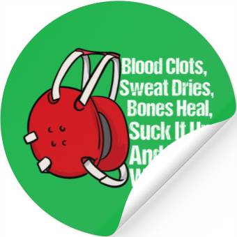 Discover Keep Wrestling Stickers