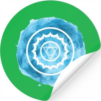 Discover Clear Expressions: Throat Chakra Artistry Stickers
