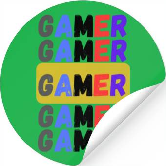 Discover Distressed Retro Gamer Stickers