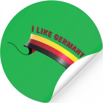Discover I LIKE GERMANY with Flag Stickers