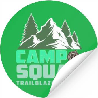 Discover CAMP SQUAD TRAILBLAZING TEAM Stickers