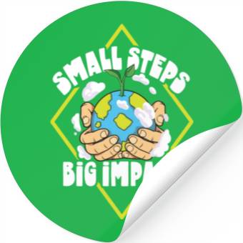 Discover Climate Change Environmental Earth Day Planet Stickers