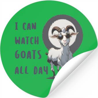 Discover Happy Cute goat Lover Stickers