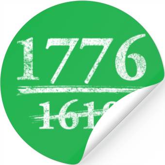 Discover 1776 Not 1619 Stickers