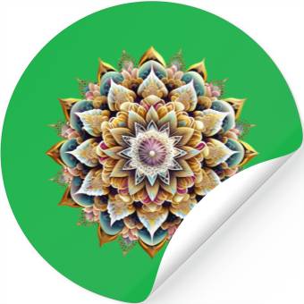 Discover Art therapy mandala Stickers