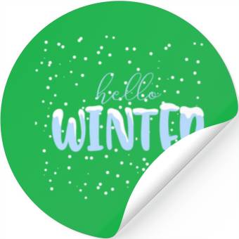 Discover Hello winter Stickers