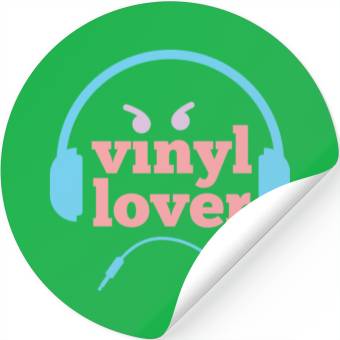 Discover Vinyl Lover Stickers