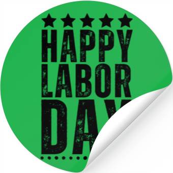 Discover Happy labor Day weekend Stickers