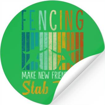 Discover Fencing Training Winner Tradition Stickers