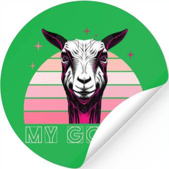 Discover My goat Stickers