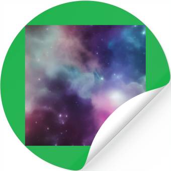 Discover Galaxy nebula abstract design Stickers