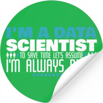 Discover Data Scientist Joke Big Data Engineer Analytics Stickers