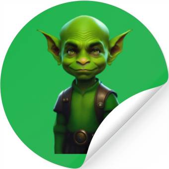 Discover Green Goblin Rascal Embrace the Mischief Stickers