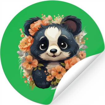 Discover Panda Blossom Harmony Stickers