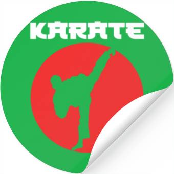 Discover Karate Karateka Stickers