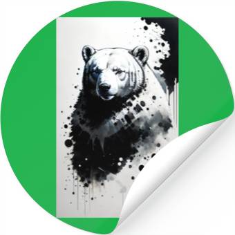 Discover Bear Elegance: Elevate Your Style with Wilderness Stickers