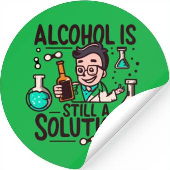 Discover Alcohol ia solution Stickers