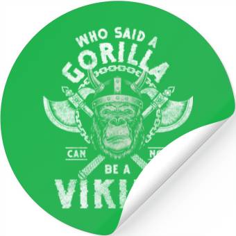 Discover Gorilla Silverback Fitness Primate Stickers