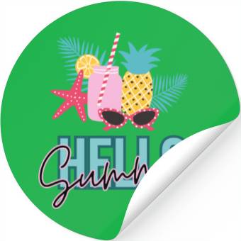 Discover Hello Summer vibes Stickers
