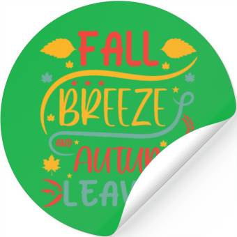 Discover Fall Breeze And Autumn Leaves Stickers