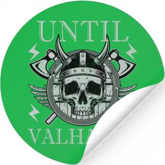 Discover Until Valhalla - Viking Stickers