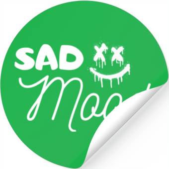 Discover Sad mood design Stickers