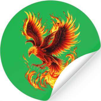 Discover Phoenix Bird Stickers