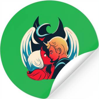 Discover Devil and Angel Stickers