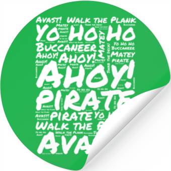 Discover Join the Pirate Crew Stickers