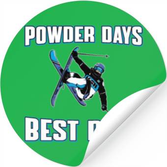 Discover Funny Freestyle Skiing Saying Stickers