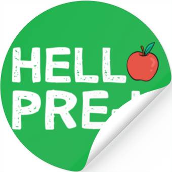 Discover Hello Pre K Back To School Stickers