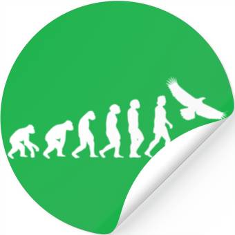 Discover Eagle white evolution animals raptor bird Stickers