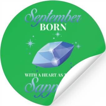 Discover Birthstone September Sapphire Stickers
