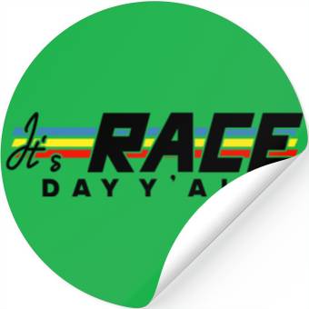 Discover It s Race Day Y all Stickers