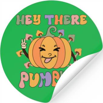 Discover Hey There pumpkin Stickers