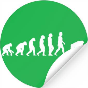 Discover Monkey white evolution animals chimpanzee Stickers