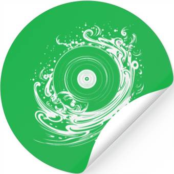Discover Vinyl Record Fantasy Stickers