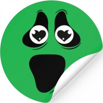 Discover Cute Inlove Ghost Face Stickers