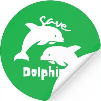 Discover Save Dolphins Stickers