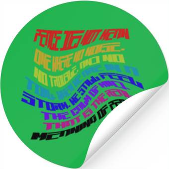 Discover Peaceful Stickers